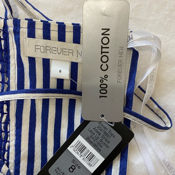 Blue & White Forever New Top - Picture 4 of 4